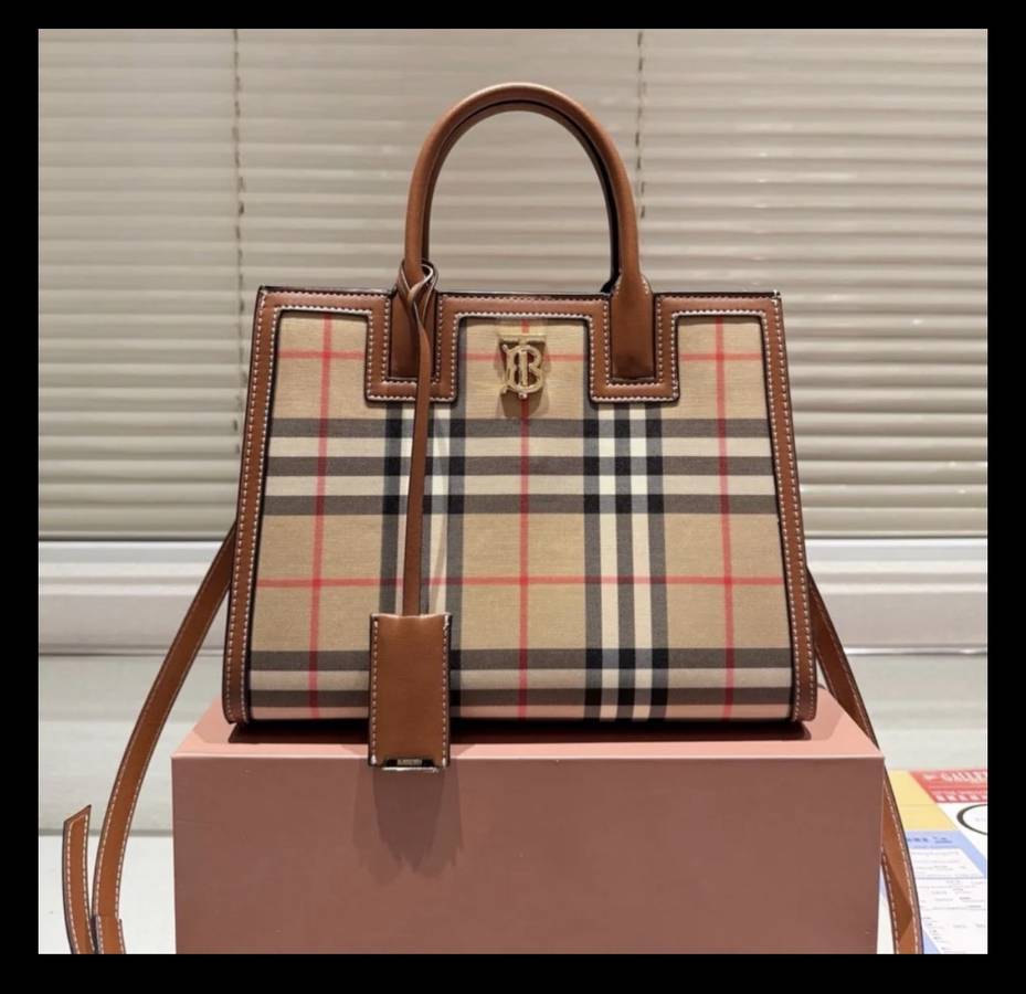 Burberry Check Tote