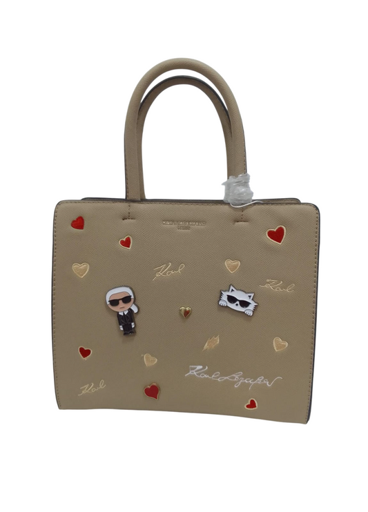 Karl Lagerfeld Heart Tote