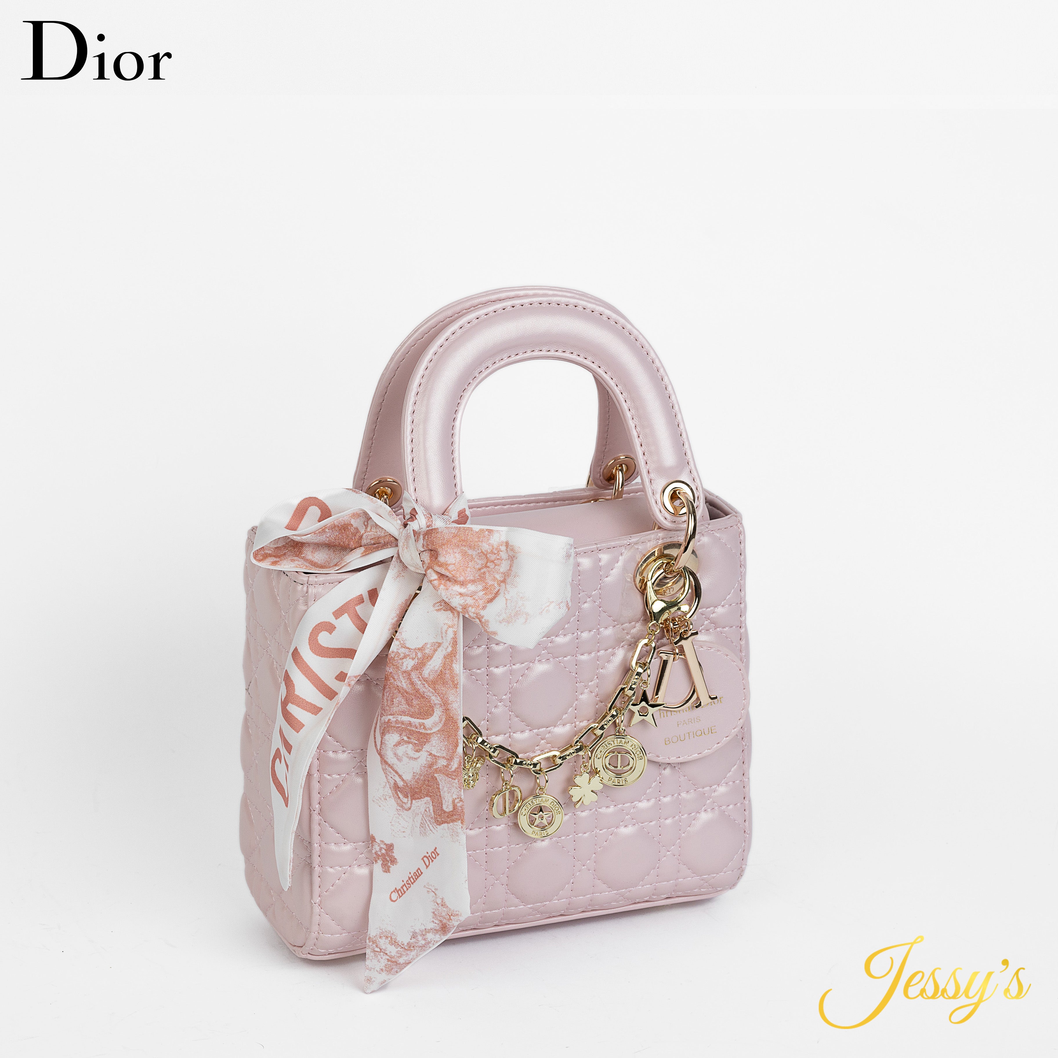 Lady Dior Mini – وردي