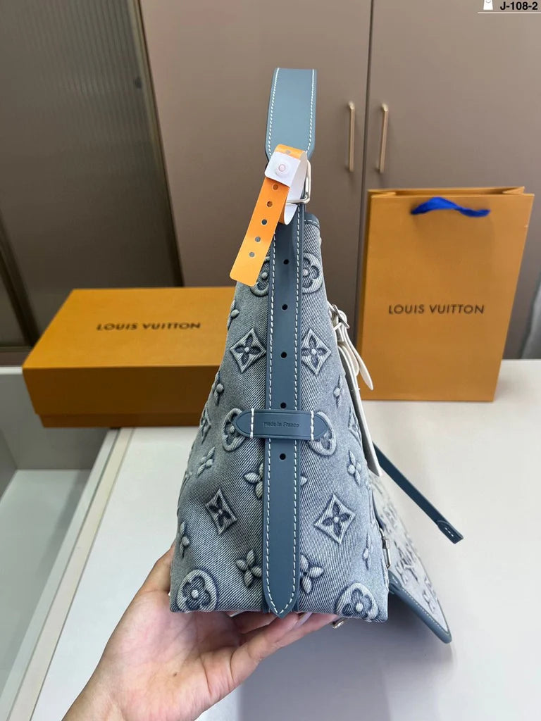 L.v Neverfull Denim