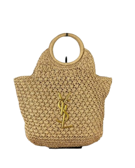 YSL Raffia Tote