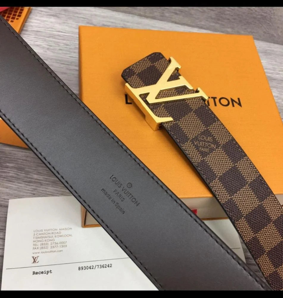 L.v Monogram Belt