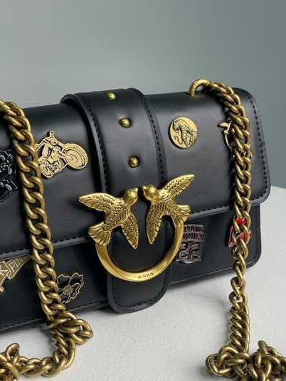PINKO Love Patch Bag