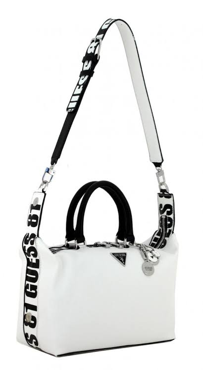 Guess White Satchel
