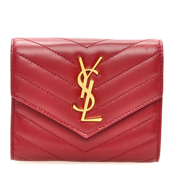 محفظة YSL حمراء