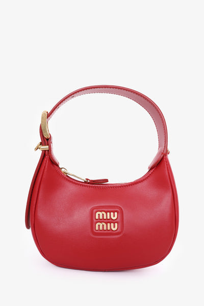 حقيبة Miu Miu ميني حمراء