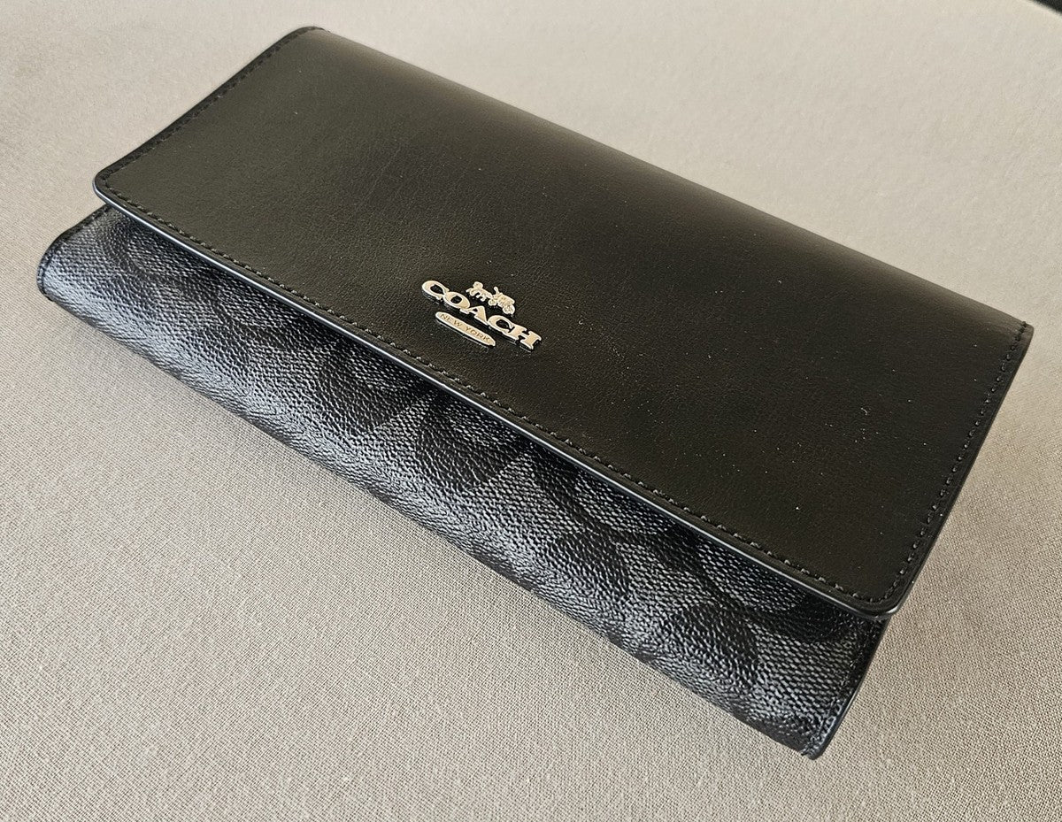 Coach Black Wallet