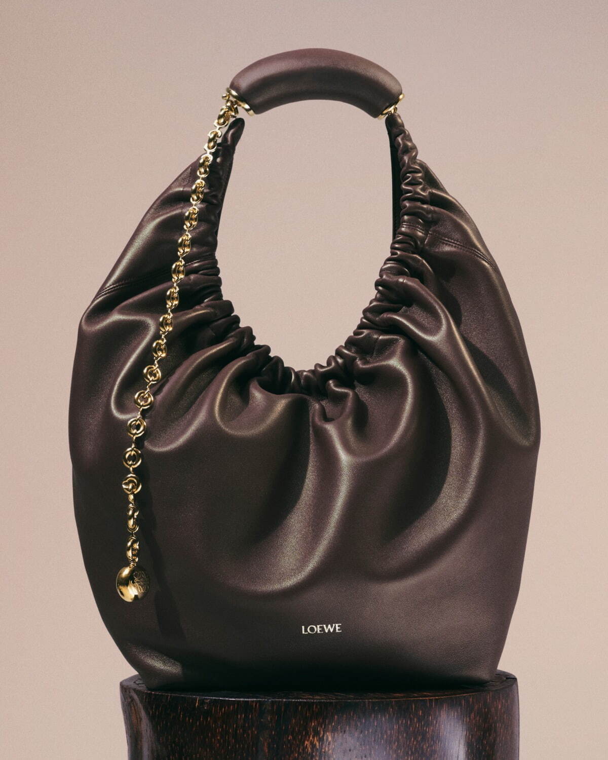 Loewe Gathered Leather Bag