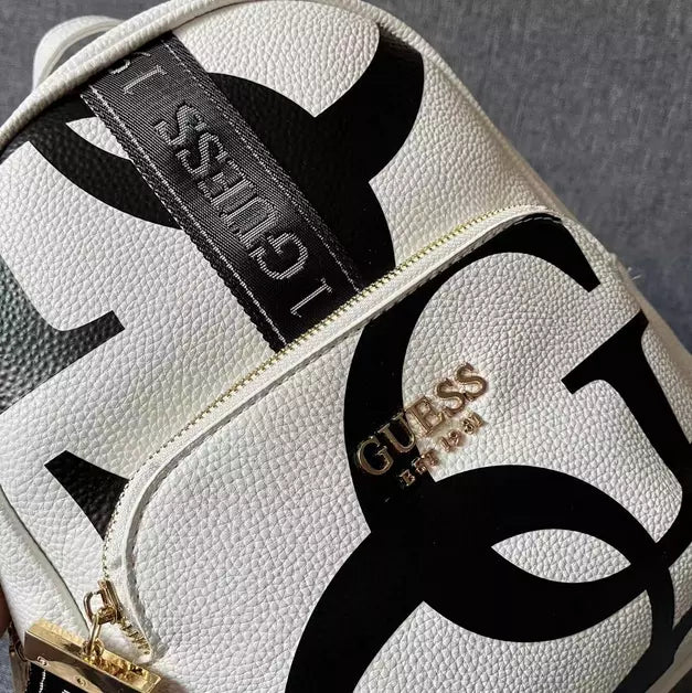 Guess White Backpack