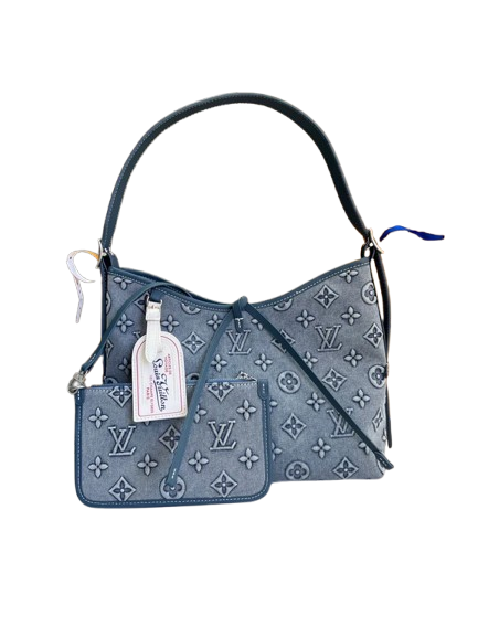 L.v Neverfull Denim