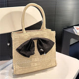 Miu Miu Straw Bow