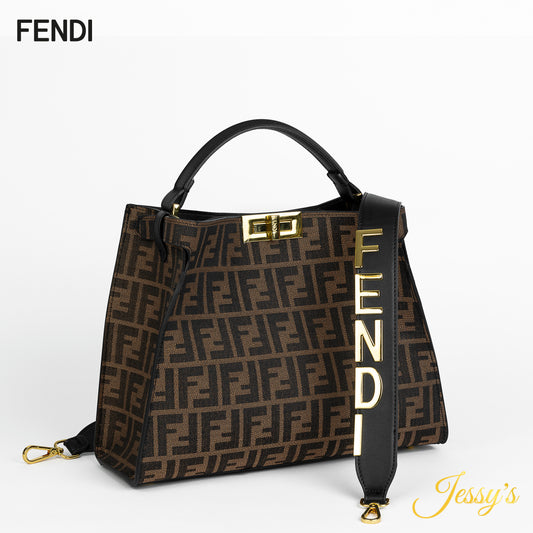 Fendi Peekaboo FF Brown