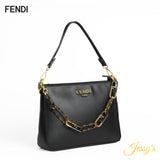 Fendi Black Leather