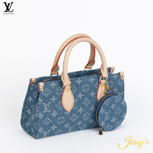L.v Denim Pochette