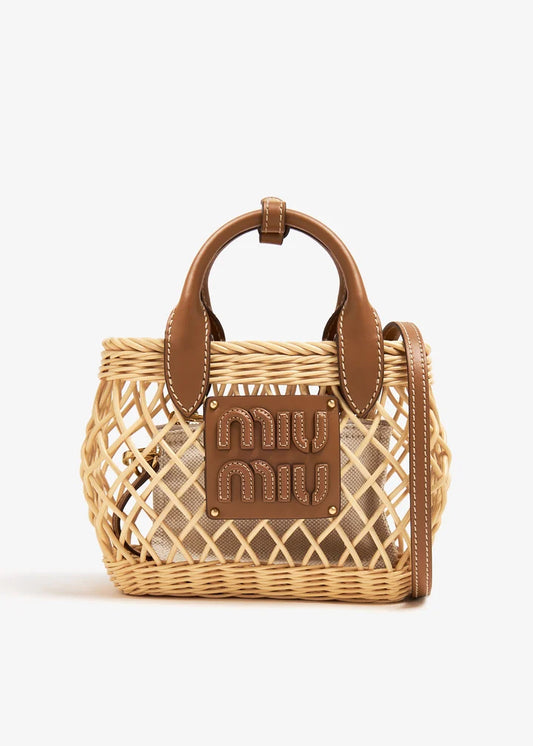 Miu Miu Raffia Tote