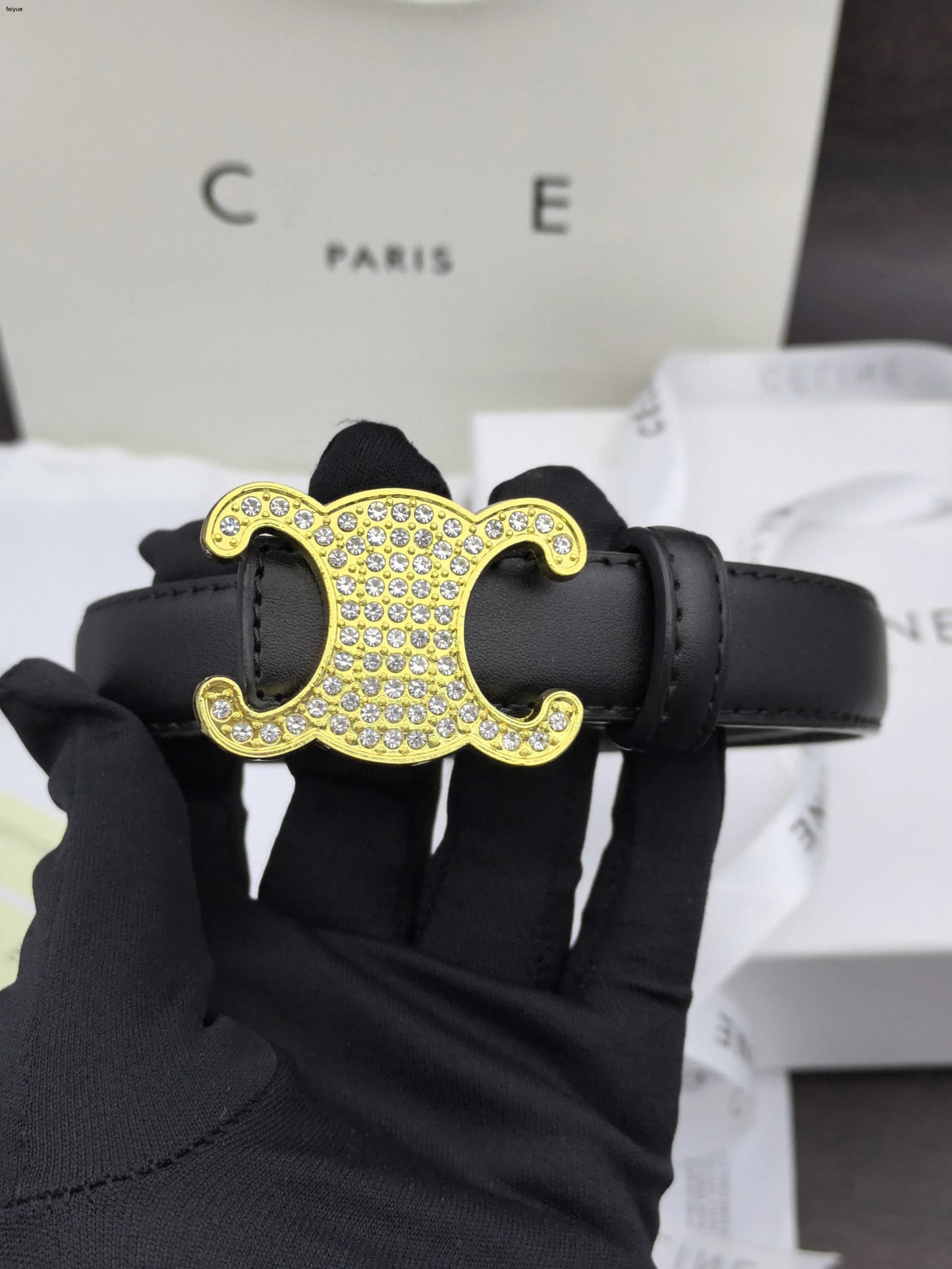 Celine Gold Belt