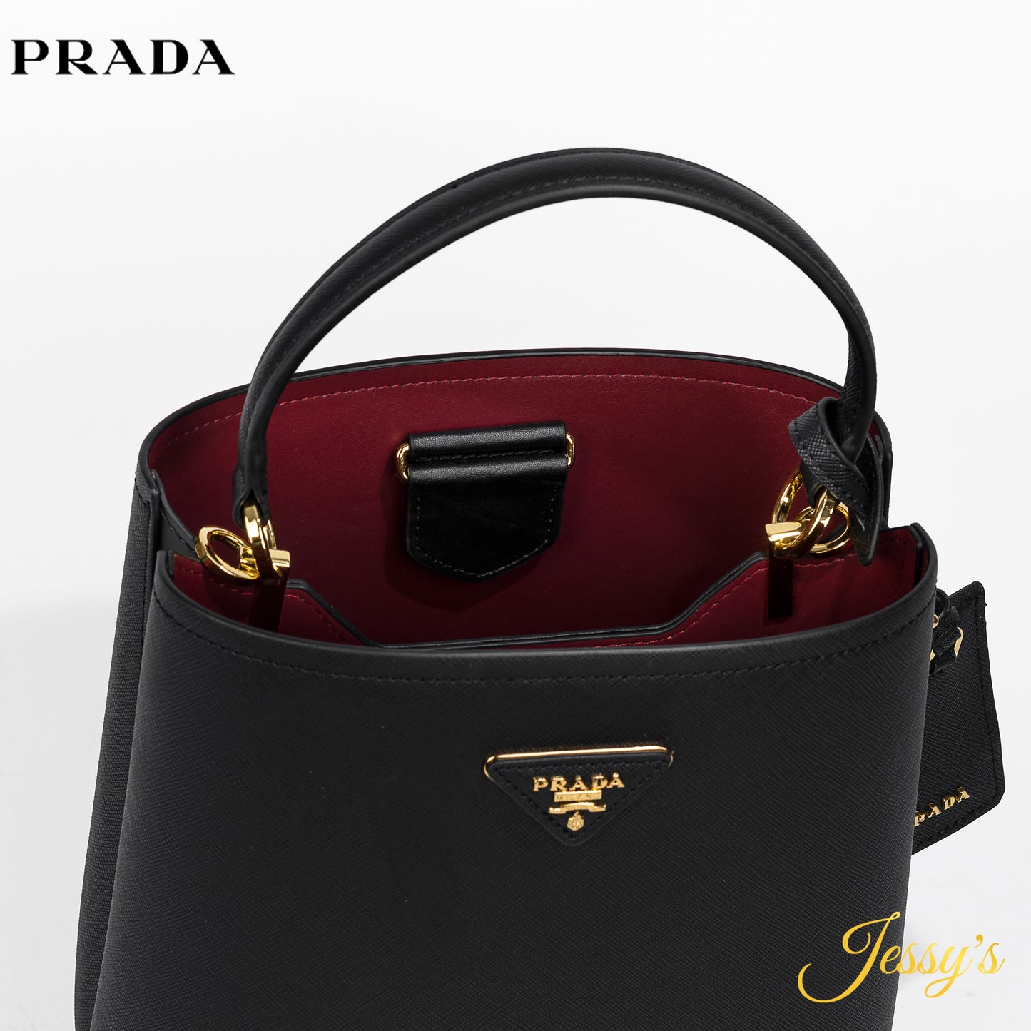 Prada Black Saffiano