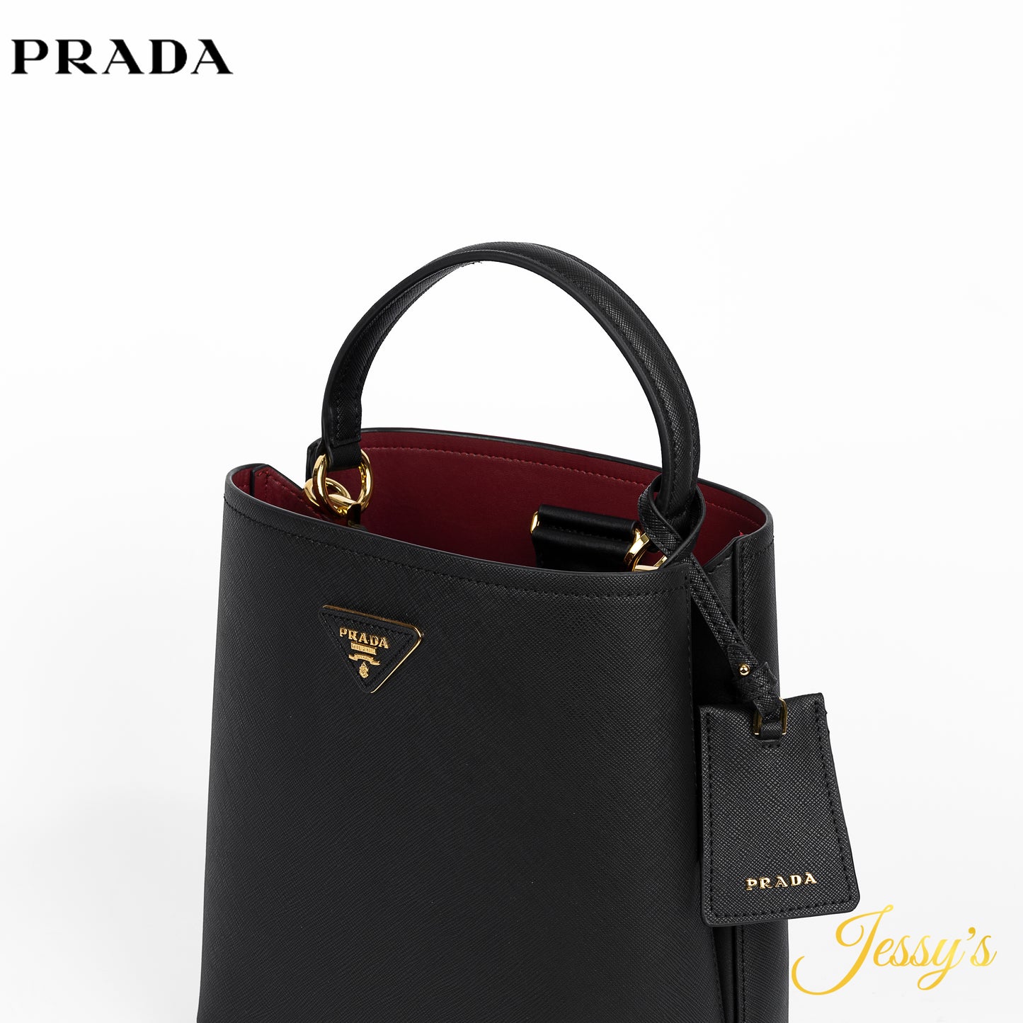 Prada Black Saffiano
