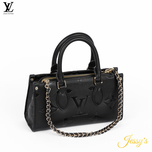 L.v Black Leather