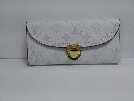 L.V White Wallet