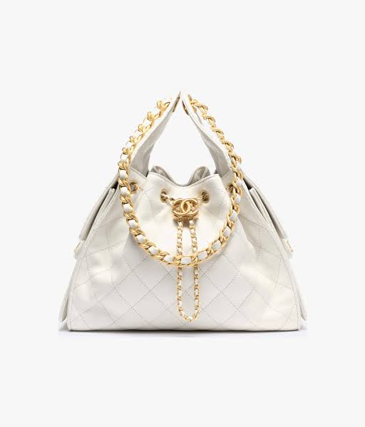 Chanel White Bucket