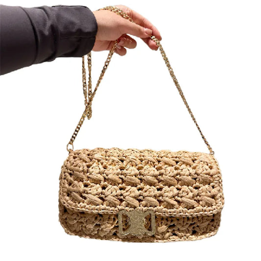Celine Raffia Crossbody