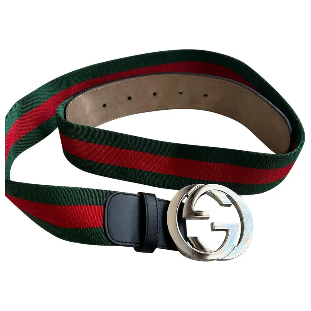 Gucci Green&Red Web Belt
