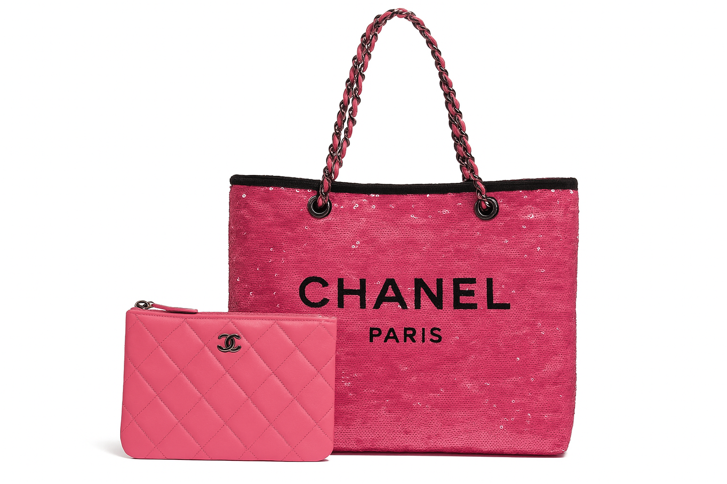 Chanel Pink Sequin