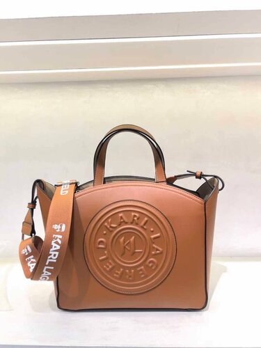 Karl Lagerfeld Tan Monogram