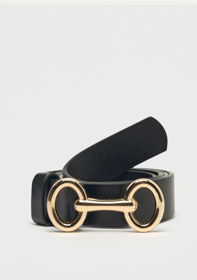 Gucci Black Leather Belt