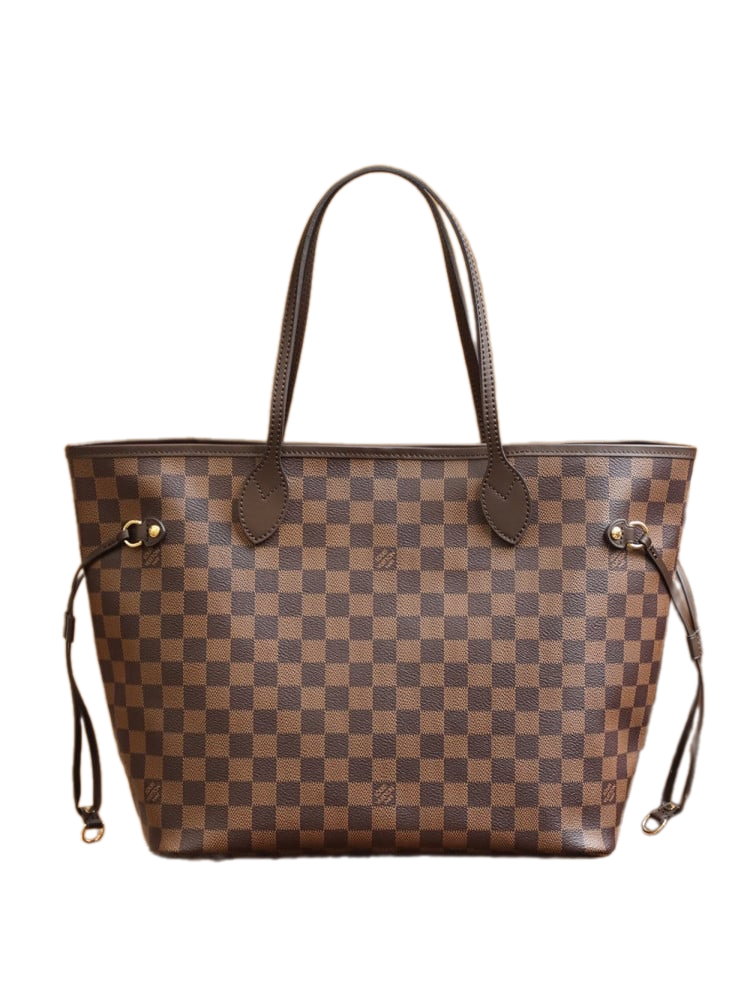 L.v Neverfull Damier Ebene