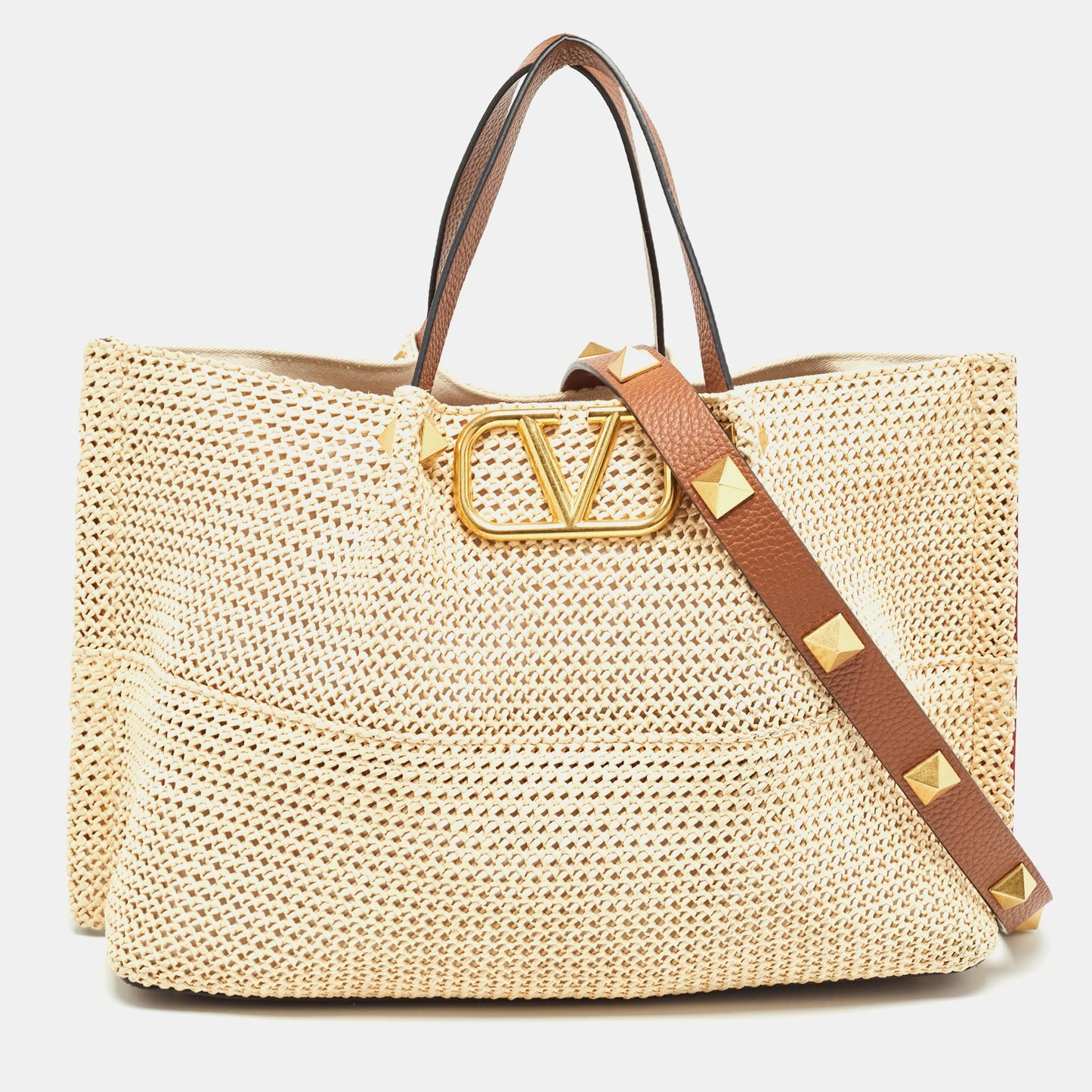 Valentino VLogo Raffia
