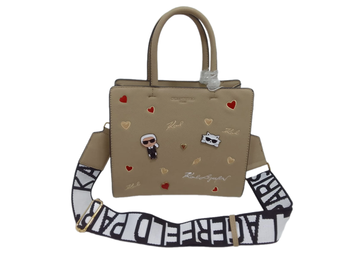 Karl Lagerfeld Heart Tote