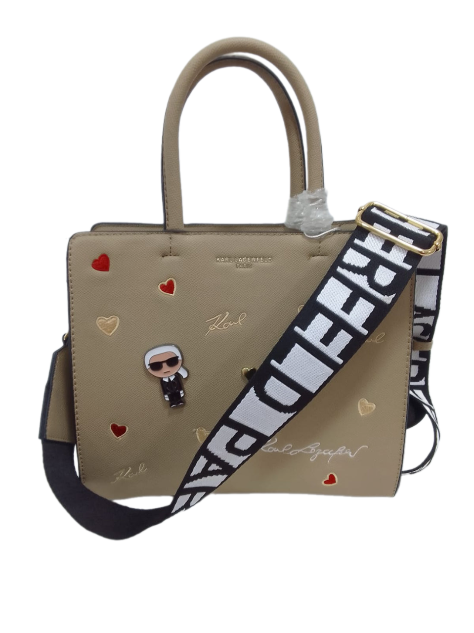 Karl Lagerfeld Heart Tote